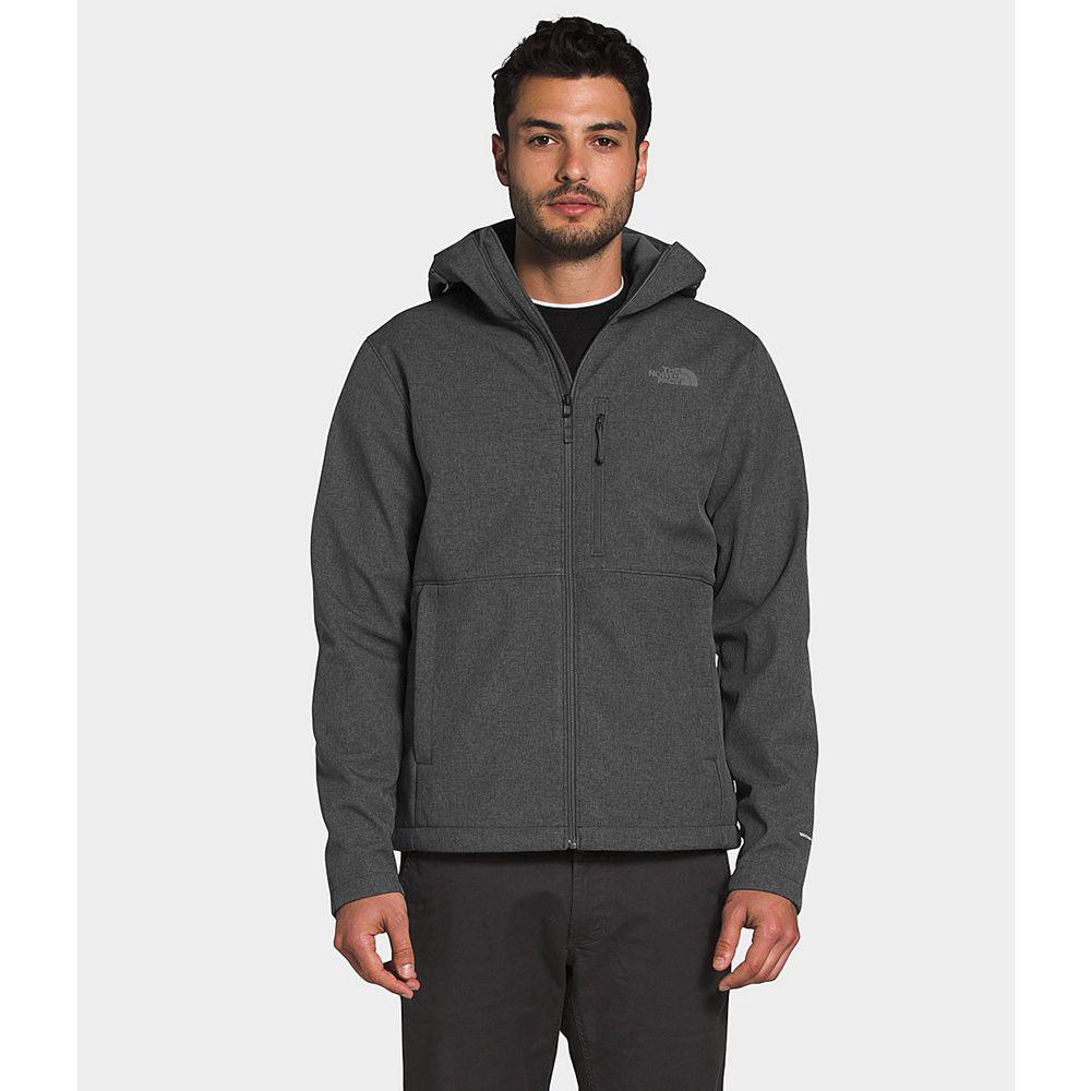 The North Face Apex Bionic Hoodie Ανδρικα Αντιανεμικα Μπουφαν - Βαθυ Γκρι (UIWQ95641)
